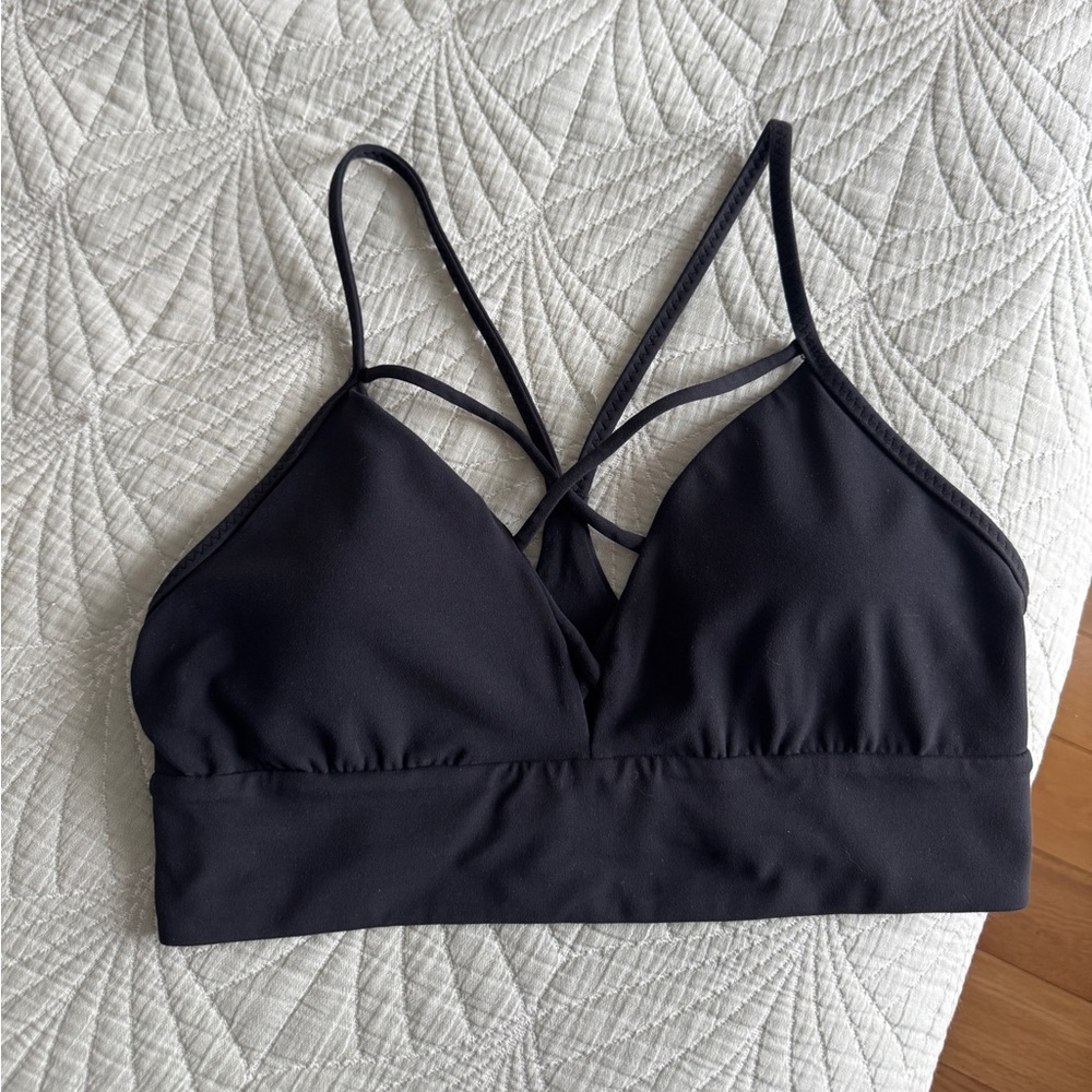 Lululemon Black Strappy Bra